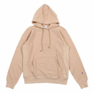 チャンピオン(Champion)の美品 Championリバースウィーブパーカー/サンドベージュ L(パーカー)