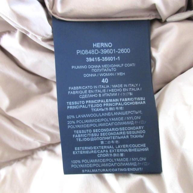 HERNO(ヘルノ) ダウンコート サイズ40 M -