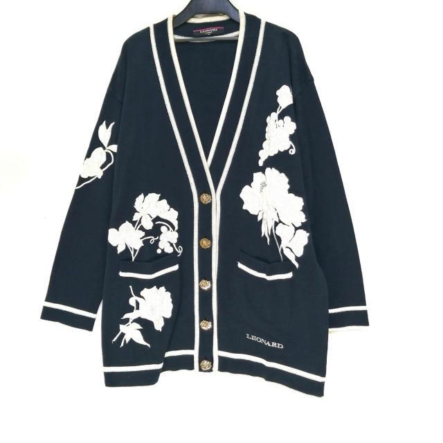 レオナール カーディガン サイズM - 8220円 レディース トップス