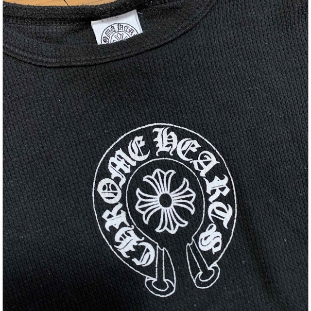 Chrome Hearts(クロムハーツ)のベビー　キッズ　クロムハーツ　ワッフル素材　長袖Tシャツ　ロンT キッズ/ベビー/マタニティのベビー服(~85cm)(シャツ/カットソー)の商品写真