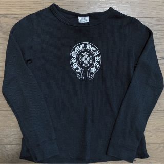 クロムハーツ(Chrome Hearts)のベビー　キッズ　クロムハーツ　ワッフル素材　長袖Tシャツ　ロンT(シャツ/カットソー)