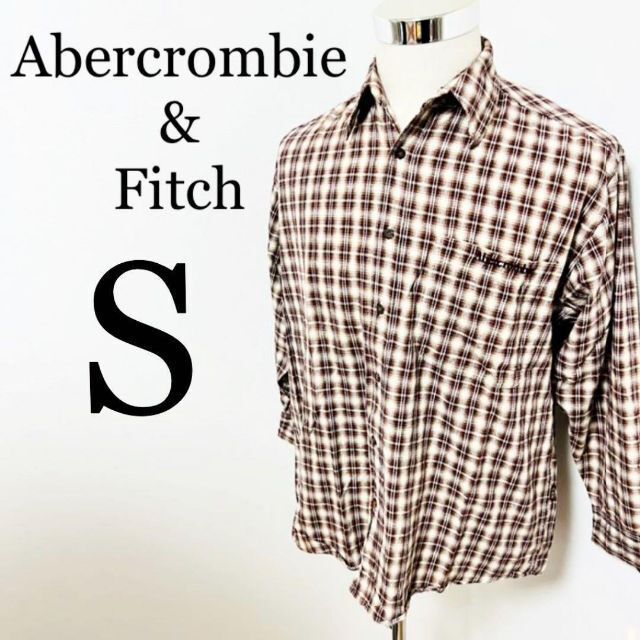 Abercrombie & Fitch アバクロ　メンズ　チェックシャツ　S | フリマアプリ ラクマ
