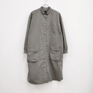 BURLAP OUTFITTER - BURLAP OUTFITTER/EKAL サプレックスナイロンシャツワンピース アーバンリサーチ別注 グレー バーラップアウトフィッター【中古】3-0310M♪