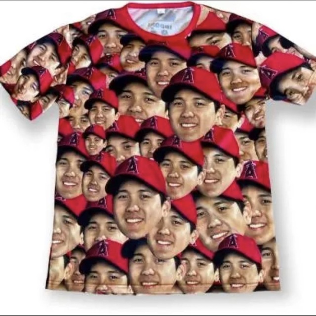 大谷翔平　Tシャツ　顔だらけ　新品未使用　ユニフォーム　☆正規品☆