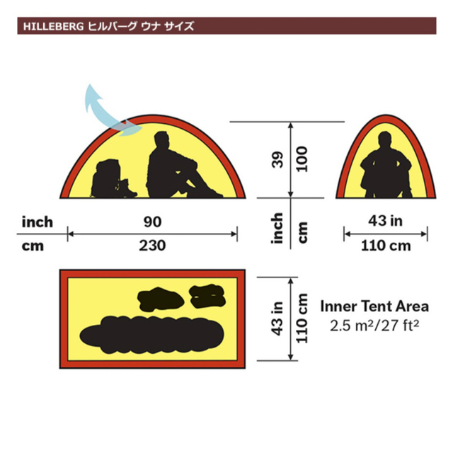 ヒルバーグ ウナ スタイカ アトラス Hilleberg Una Staika スポーツ/アウトドアのアウトドア(テント/タープ)の商品写真