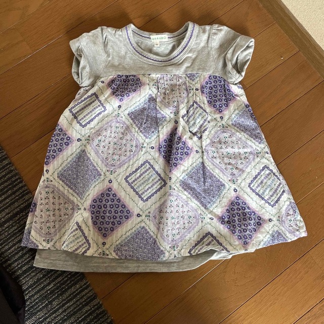 3can4on(サンカンシオン)の3can4onチュニックワンピース キッズ/ベビー/マタニティのキッズ服女の子用(90cm~)(ワンピース)の商品写真