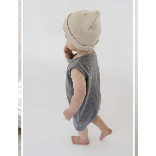 Caramel baby&child (キャラメルベビー&チャイルド)のOAT children Muslin rompers ロンパース キッズ/ベビー/マタニティのベビー服(~85cm)(ロンパース)の商品写真