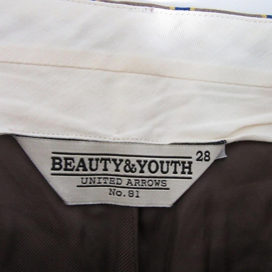 BEAUTY&YOUTH UNITED ARROWS(ビューティアンドユースユナイテッドアローズ)のBEAUTY&YOUTH ビューティー&ユース クロップド パンツ 28 レディースのパンツ(その他)の商品写真