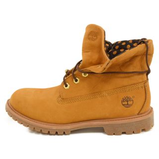 ティンバーランド(Timberland)のTimberland ティンバーランド AF AUTH ROLL TOP 8135A ロール トップ ダーク ブラウン レザー レースアップ ブーツ ベージュ(ブーツ)