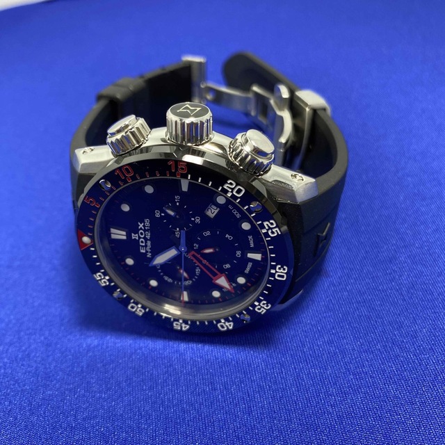 新春割！EDOX クロノオフショア1 限定モデル　ノースポール42.195