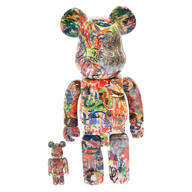 MEDICOM TOY メディコムトイ BE@RBRICK Ryan McGinness 400%/100% ベアブリック ライアンマクギネス フィギュア 人形 マルチ