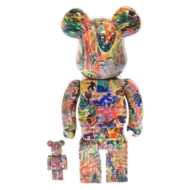 MEDICOM TOY メディコムトイ BE@RBRICK Ryan McGinness 400%/100% ベアブリック ライアンマクギネス フィギュア 人形 マルチ 1