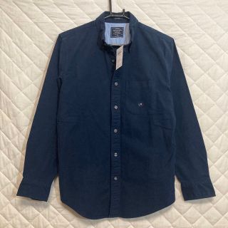 アバクロンビーアンドフィッチ(Abercrombie&Fitch)の新品　アバクロンビー&フィッチ　リラックスオックスフォードシャツ　XS　ネイビー(シャツ)