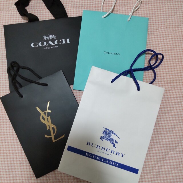 COACH(コーチ)のSHOP袋【COACH  YSL TIFFANY　BURBERRY】 レディースのバッグ(ショップ袋)の商品写真