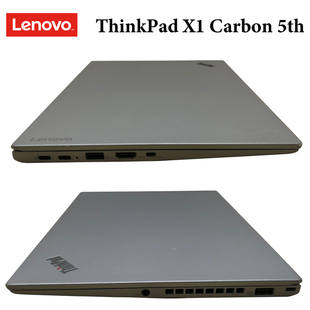 パソコン【B級品】【1年保証】Lenovo  ThinkPad X1 Carbon 5th/Core i5 7200U 2.50GHz/メモリ8GB/SSD 256GB/無線LAN/【windows10 Home】【ノートパソコン】【今ならWPS Office付き】【送料無料】【MAR】