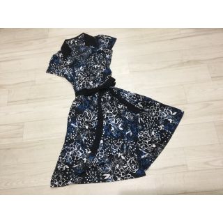 ナイガイ(NAIGAI)の未使用品　Yuri Imai 巻きワンピース👗(ひざ丈ワンピース)