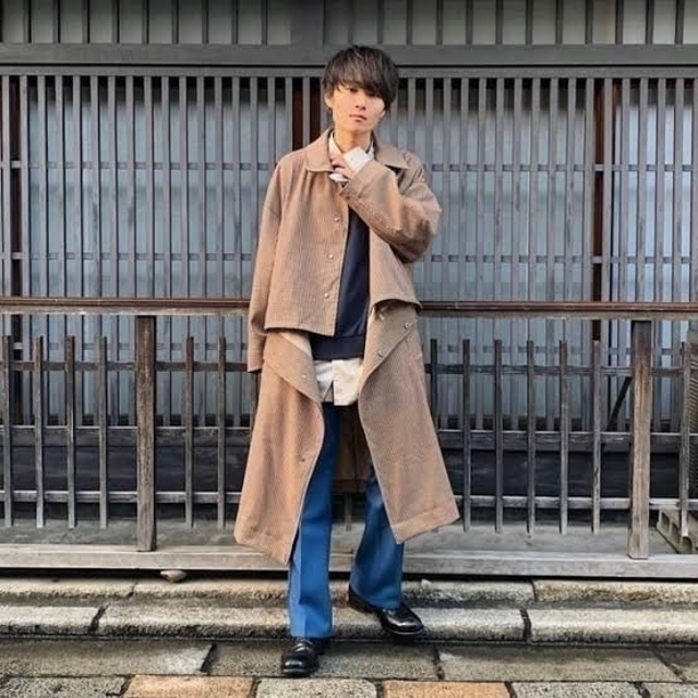 YOKE 19ss 3 way bal collar share coat