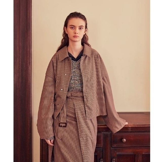 YOKE 19ss 3 way bal collar share coat