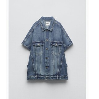 ザラ(ZARA)の《ZARA》《ザラ》ZW THE DENIM CAPE//デニムケープ ベスト(Gジャン/デニムジャケット)