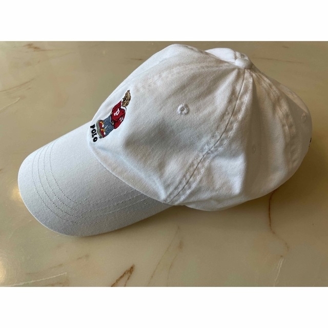 POLO RALPH LAUREN(ポロラルフローレン)の親父様専用　ラルフローレン　ポロベア　帽子　キャップ　白　ホワイト メンズの帽子(キャップ)の商品写真