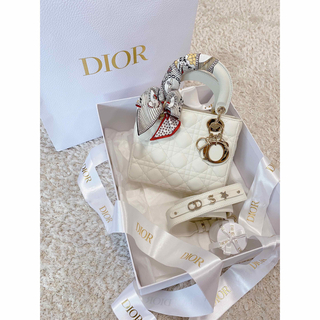 クリスチャンディオール(Christian Dior)の【再値下げ】LADY DIOR MY ABCDIOR スモールバッグ(ハンドバッグ)