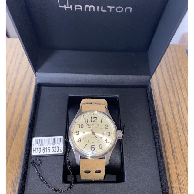 Hamilton カーキ　オフィサーオート　腕時計