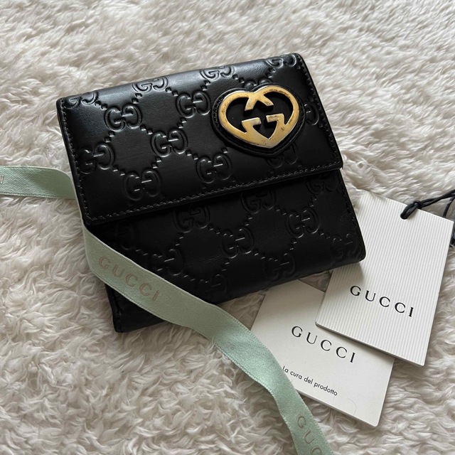 美品 GUCCI グッチ 2つ折り財布 オンラインショッピング 3304円引き