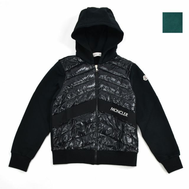 MONCLER(モンクレール)の【BLACK】モンクレール ジップダウンパーカー レディースのトップス(パーカー)の商品写真