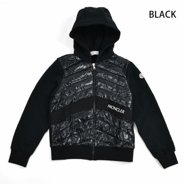 MONCLER(モンクレール)の【BLACK】モンクレール ジップダウンパーカー レディースのトップス(パーカー)の商品写真