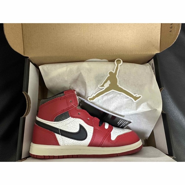NIKE - 新品 ナイキ TD エアジョーダン1 ハイ OG ファウンド NIKE - 新品 ナイキ TD エアジョーダン1 ハイ OG ファウンド