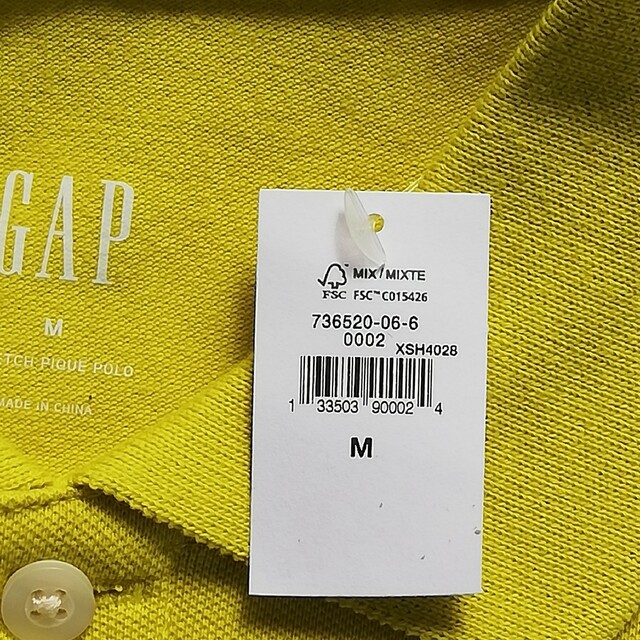 GAP(ギャップ)のGAPの半袖ポロ Ｍ メンズのトップス(ポロシャツ)の商品写真