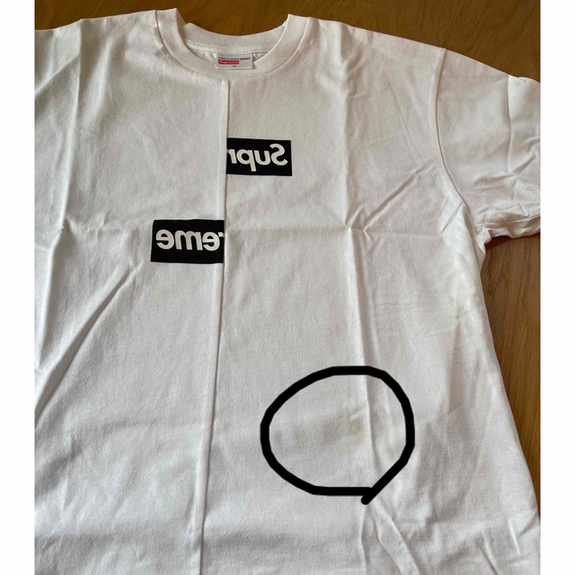 [訳あり]supreme CDG sprit logo tee MサイズTシャツ/カットソー(半袖/袖なし)