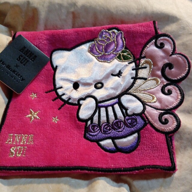 ANNA SUI(アナスイ)のアナスイキティポケットハンカチ新品 レディースのファッション小物(ハンカチ)の商品写真