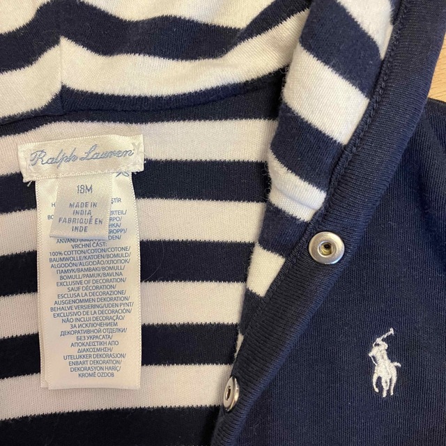 POLO RALPH LAUREN(ポロラルフローレン)のポロ ラルフローレン パーカー (18m) キッズ/ベビー/マタニティのキッズ服男の子用(90cm~)(ジャケット/上着)の商品写真