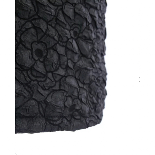 clear(クリア)のclear ふくれJQロングキャミワンピース　ブラック　フリーサイズ　タグ付新品 レディースのワンピース(ロングワンピース/マキシワンピース)の商品写真
