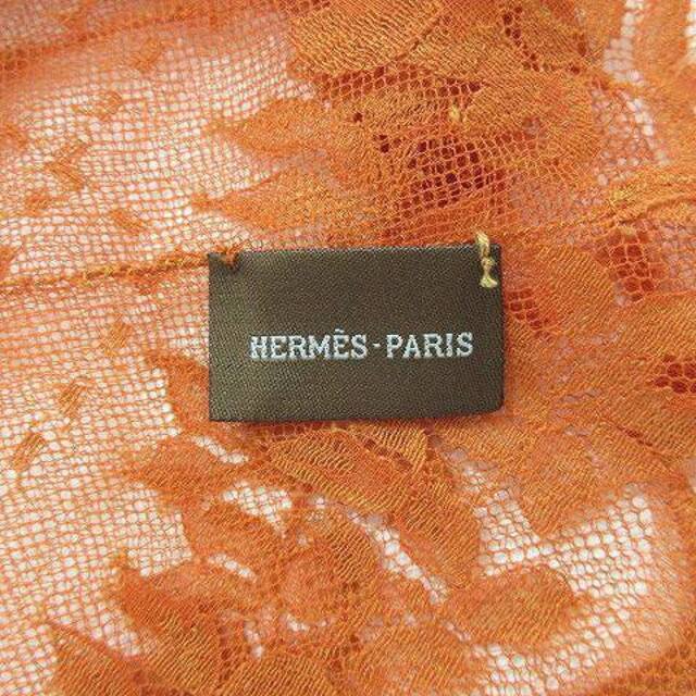 HERMES レーススカーフ カレ DENTELLE ブラック 新品同様 通販