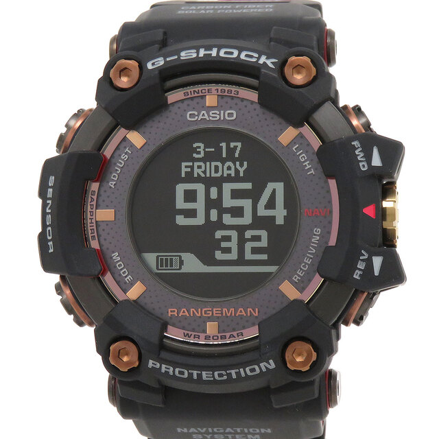 カシオ G-SHOCK レンジマン マグマオーシャン 35周年限定モデル GPR-B1000TF-1JR ソーラー 樹脂 ステンレススティール メンズ CASIO  【時計】