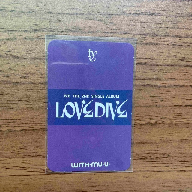 ive ウォニョンlovedive withmuu トレカ