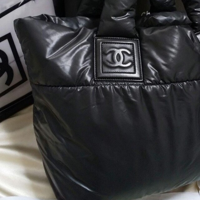 美品　CHANEL Big デカ　ココマーク　カットソー  ブラック　シャネル