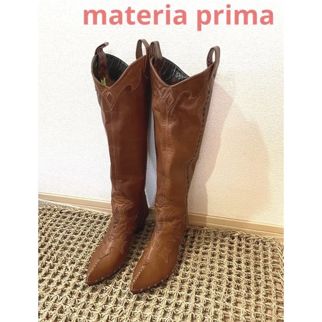 美品　materia primaウエスタンブーツ　35