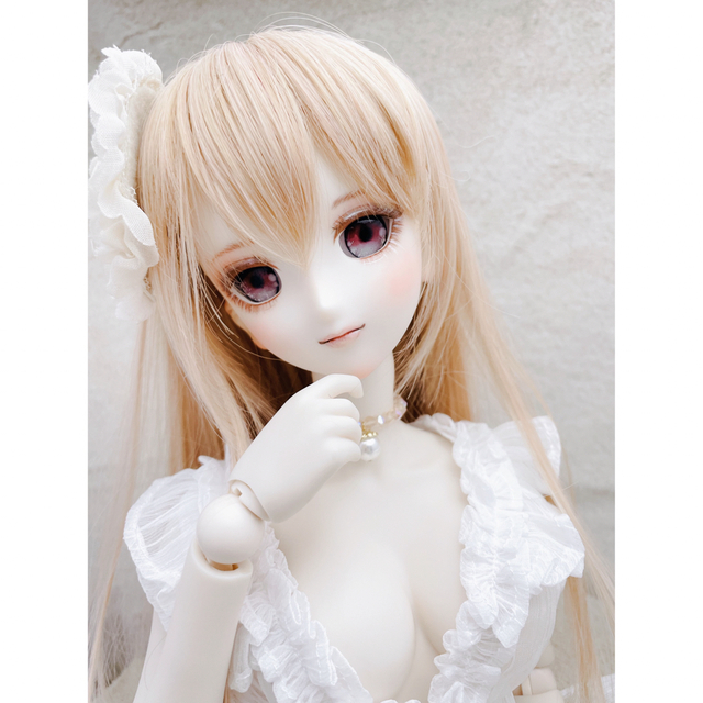 DDH-07 カスタムヘッド　ドルフィードリーム　レジンアイ　sw肌 ハンドメイドのぬいぐるみ/人形(人形)の商品写真