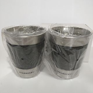 タリーズコーヒー(TULLY'S COFFEE)のスターバックスコーヒー　ステンレス製カップ　2個セット　新品・未使用(タンブラー)