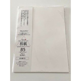 B5 和紙　22枚入り(その他)