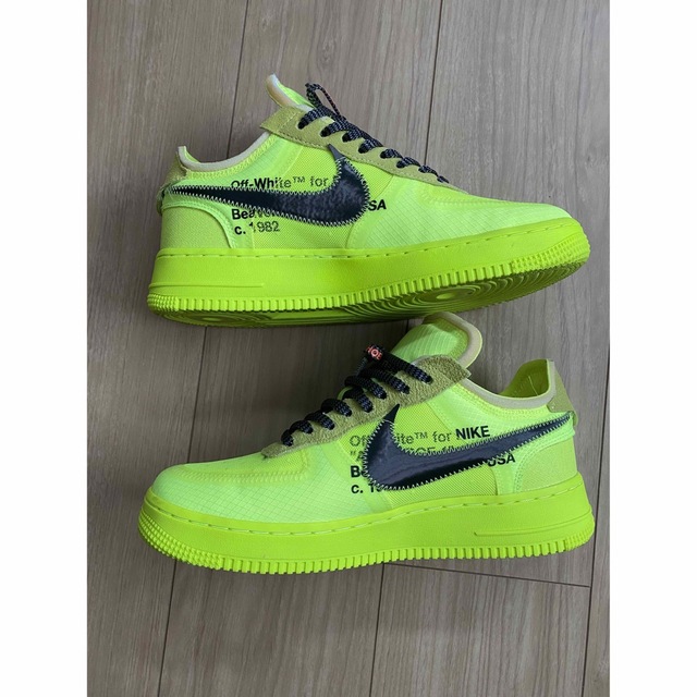 NIKE - OFF-WHITE × NIKE AIR FORCE 1 VOLT 26cmの通販 by 11y11's ...