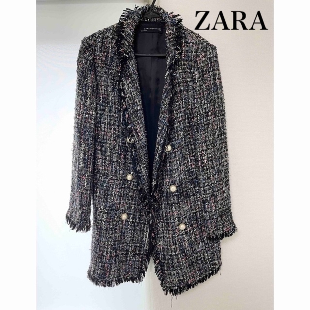 ZARA ツイードコート