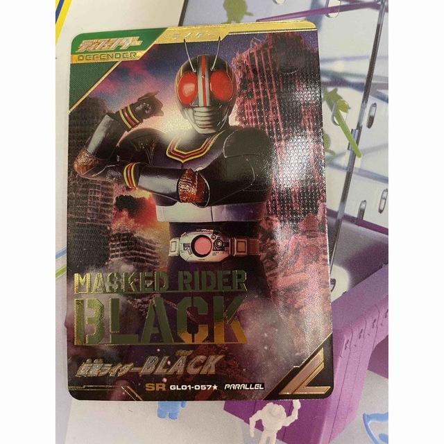 BANDAI(バンダイ)のガンバレジェンズ　仮面ライダーブラック　SR パラレル その他のその他(その他)の商品写真