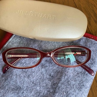 ジルスチュアートニューヨーク(JILLSTUART NEWYORK)のブルーライトレンズ装着済JILL STUART メガネフレーム眼鏡　ジルスチュ(サングラス/メガネ)