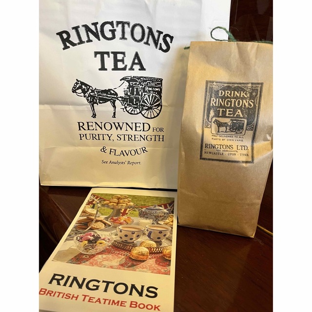 英国紅茶 Ringtons リントンズ【GOLD ゴールド】50包100杯分 食品/飲料/酒の飲料(茶)の商品写真