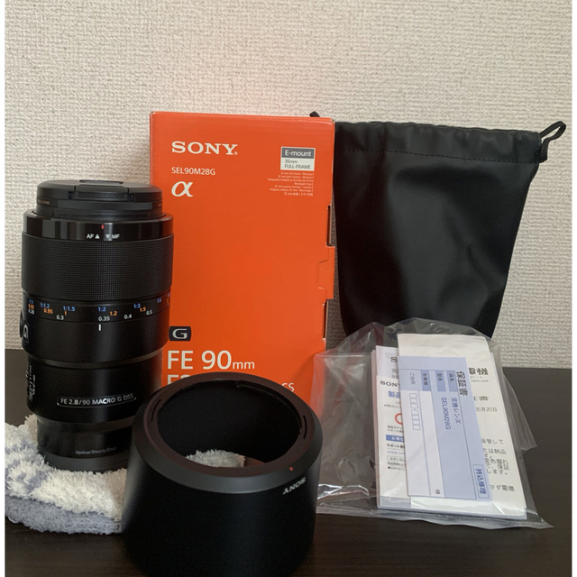 極美品 SONY FE90mm F2.8 macro G SEL90M28G