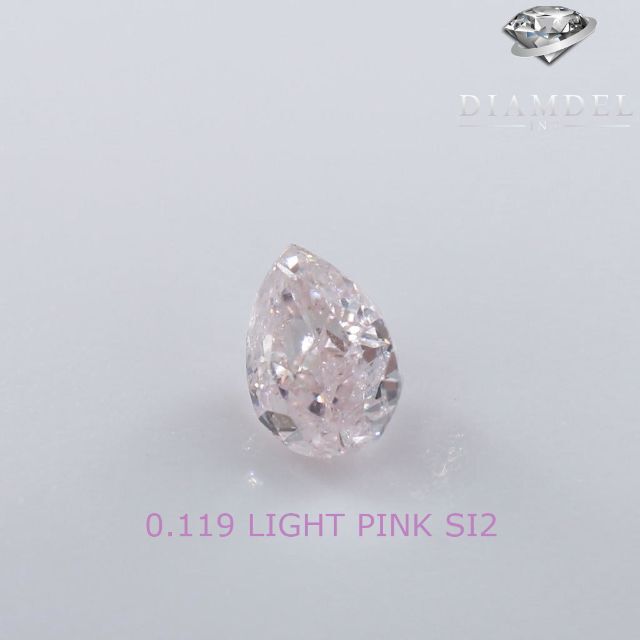 PEARクラリティピンクダイヤモンドルース/LIGHT PINK/ 0.119 ct.